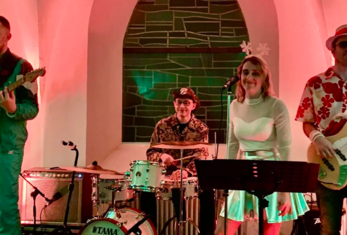 Die Bussi Baby Band sorgte für die musikalische Unterhaltung. (Bild: Felix Hartung)