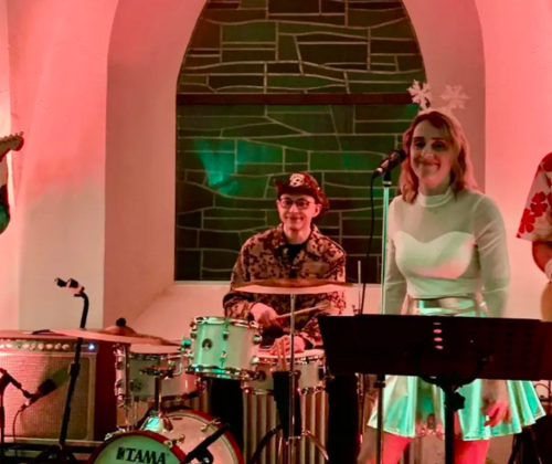 Die Bussi Baby Band sorgte für die musikalische Unterhaltung. (Bild: Felix Hartung)